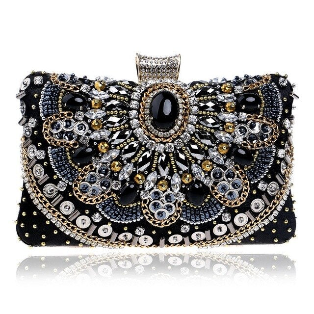 Black Diamond Shoulder Purse